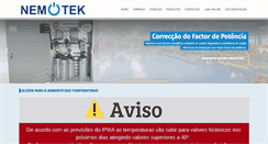 Desktop Screenshot of nemotek.pt
